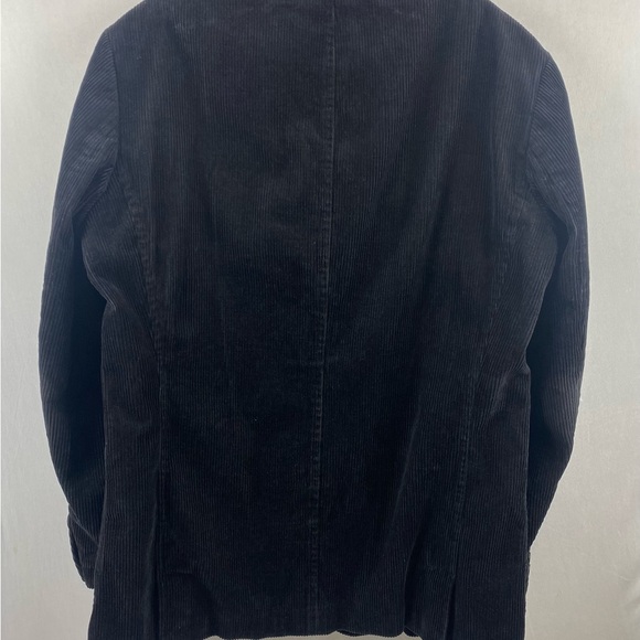 Batistini Corduroy Patch Pocket Blazer Men US 40 EU 50 Black Double Vent Preppy￼ - Picture 11 of 11